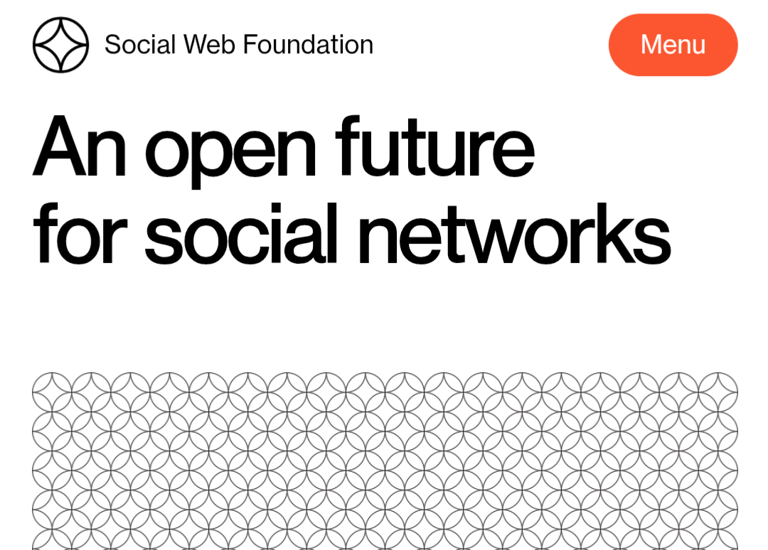 Social Web Foundation home page